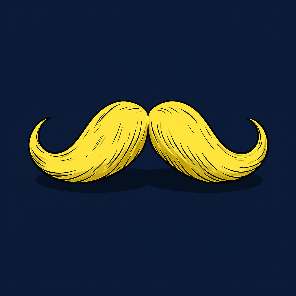 Yellow Mustache Logo